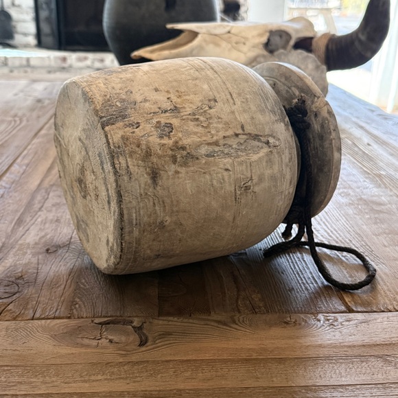 Vintage Wood Vessel - Picture 5 of 6